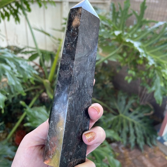 Large Russian Astrophyllite gemstone towers - Picture 8 of 8